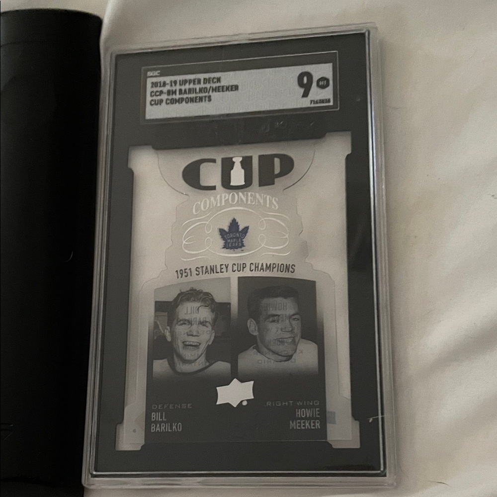 Upper Deck Cup Components Card
